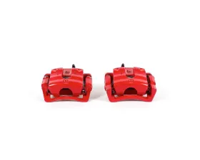 Power Stop Red Calipers w/Brackets - Pair Rear Cadillac CTS 2008-2014