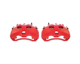 Power Stop Red Calipers w/Brackets - Pair Front Dodge Ram 2500 2009-2010