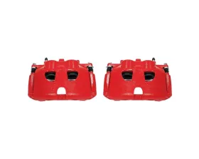 Power Stop Red Calipers w/Brackets - Pair Front Ford Expedition 2010-2017