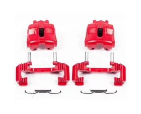 Power Stop Red Calipers w/Brackets - Pair Front Ford Escape 2009-2012