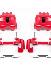 Power Stop Red Calipers w/Brackets - Pair Front Ford Escape 2009-2012                                     - S5276 - Image 2