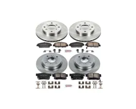 Power Stop Autospecialty Brake Kit Front & Rear Honda Prelude 1992-1996