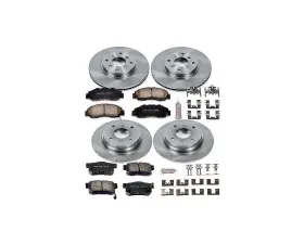 Power Stop Autospecialty Brake Kit Front & Rear Honda Prelude 1993-1996