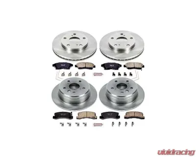 Power Stop Autospecialty Brake Kit Front & Rear Toyota Camry 1992-1996 - KOE1053
