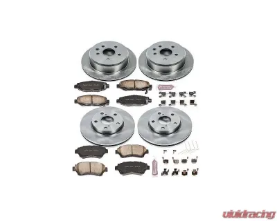 Power Stop Autospecialty Brake Kit Front & Rear Lexus SC300 1992-1998 - KOE1071