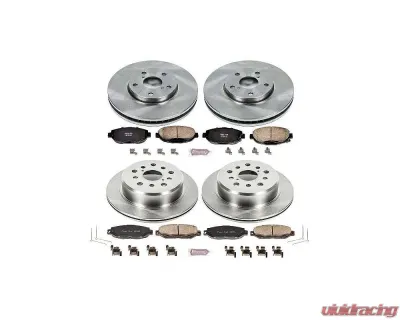 Power Stop Autospecialty Brake Kit Front & Rear Lexus SC300 1999-2000 - KOE1074
