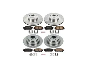 Power Stop Autospecialty Brake Kit Front & Rear Saab 9-2X 2005-2006