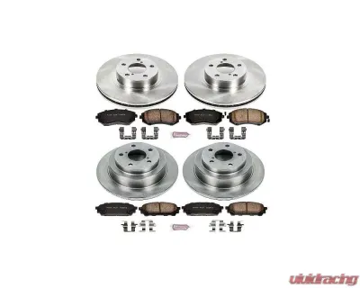 Power Stop Autospecialty Brake Kit Front & Rear Saab 9-2X 2005-2006 - KOE1127