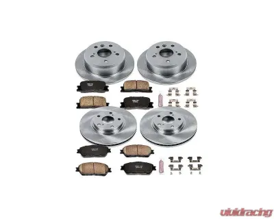 Power Stop Autospecialty Brake Kit Front & Rear Lexus ES330 2004-2006 - KOE1142