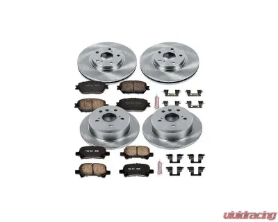 Power Stop Autospecialty Brake Kit Front & Rear Toyota Camry 2002-2004 - KOE1144