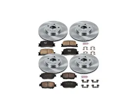 Power Stop Autospecialty Brake Kit Front & Rear Toyota Camry 2002-2004