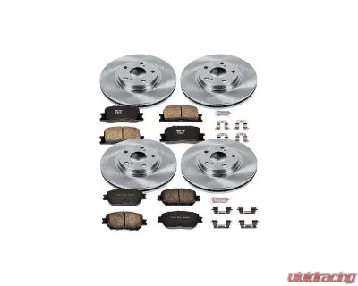 Power Stop Autospecialty Brake Kit Front & Rear Toyota Camry 2002-2004 - KOE1145