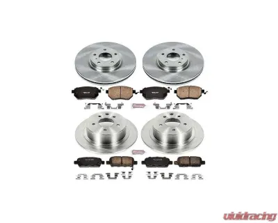 Power Stop Autospecialty Brake Kit Front & Rear Nissan Maxima 2007-2008 - KOE117