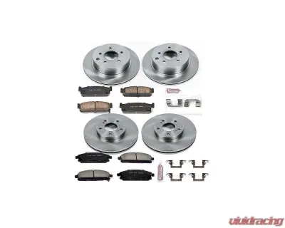 Power Stop Autospecialty Brake Kit Front & Rear Infiniti Q45 1997-2001 - KOE1180