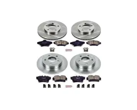 Power Stop Autospecialty Brake Kit Front & Rear Ford Mustang 1994-1998