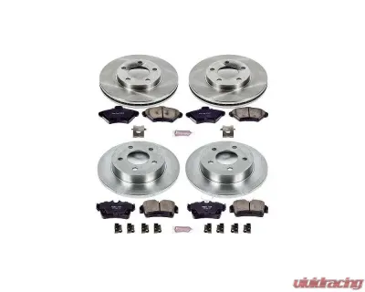 Power Stop Autospecialty Brake Kit Front & Rear Ford Mustang 1994-1998 - KOE1300