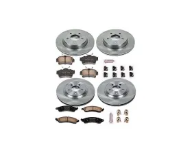 Power Stop Autospecialty Brake Kit Front & Rear Ford Mustang 1994-1999