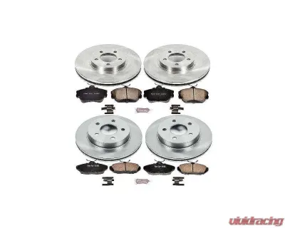 Power Stop Autospecialty Brake Kit Front & Rear Ford Thunderbird 1996-1997 - KOE1319