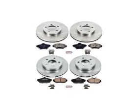 Power Stop Autospecialty Brake Kit Front & Rear Ford Thunderbird 1993-1997