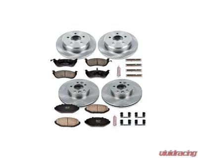 Power Stop Autospecialty Brake Kit Front & Rear Ford Crown Victoria 1998-2002 - KOE1336