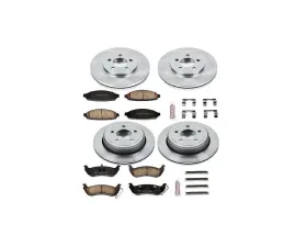 Power Stop Autospecialty Brake Kit Front & Rear Ford Crown Victoria 2003-2011
