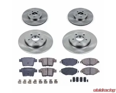 Power Stop Autospecialty Brake Kit Front & Rear Jaguar X-Type 2005-2008 - KOE1374
