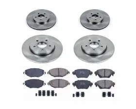 Power Stop Autospecialty Brake Kit Front & Rear Jaguar X-Type 2002-2005