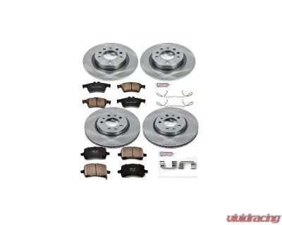Power Stop Autospecialty Brake Kit Front & Rear Pontiac Solstice 2006-2009 - KOE1434