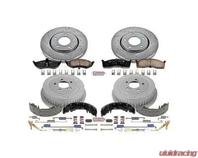 Power Stop Autospecialty Brake Kit Front & Rear Chrysler Grand Voyager 2000 - KOE15011DK