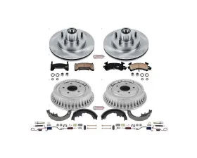 Power Stop Autospecialty Brake Kit Front & Rear Chevrolet LLV 1987-1991