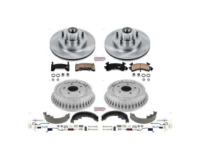 Power Stop Autospecialty Brake Kit Front & Rear Chevrolet LLV 1992-1995