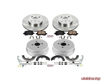 Power Stop Autospecialty Brake Kit Front & Rear Chevrolet Prizm 1998-2002 - KOE15078DK