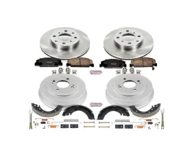 Power Stop Autospecialty Brake Kit Front & Rear Honda Civic Coupe 1996-2000