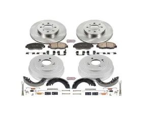 Power Stop Autospecialty Brake Kit Front & Rear Honda Civic Coupe 1996-2000