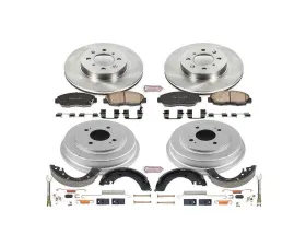 Power Stop Autospecialty Brake Kit Front & Rear Honda Civic Coupe 2001