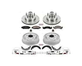 Power Stop Autospecialty Brake Kit Front & Rear Ford E-150 1990-1993