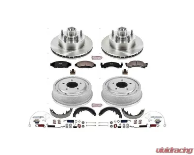Power Stop Autospecialty Brake Kit Front & Rear Ford E-150 1990-1993 - KOE15089DK