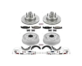 Power Stop Autospecialty Brake Kit Front & Rear Ford E-150 1994-1996