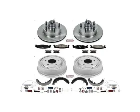 Power Stop Autospecialty Brake Kit Front & Rear Ford E-150 1994-1996