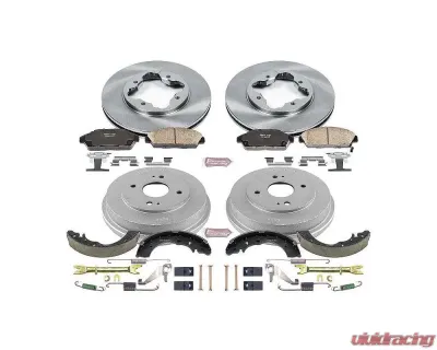 Power Stop Autospecialty Brake Kit Front & Rear Honda Accord Coupe 1990-1992 - KOE15104DK