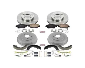 Power Stop Autospecialty Brake Kit Front & Rear Honda Civic Sedan 2006-2008
