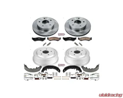 Power Stop Autospecialty Brake Kit Front & Rear Dodge Ram 1500 2000-2001 - KOE15166DK