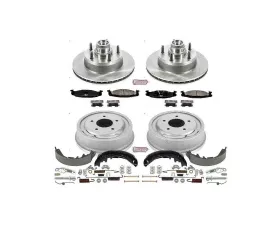 Power Stop Autospecialty Brake Kit Front & Rear Ford E-150 1997-1999