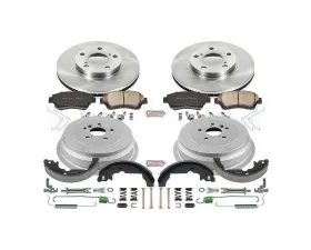 Power Stop Autospecialty Brake Kit Front & Rear Toyota Sienna 1998-2003