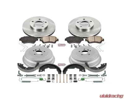 Power Stop Autospecialty Brake Kit Front & Rear Toyota Sienna 1998-2003 - KOE15179DK