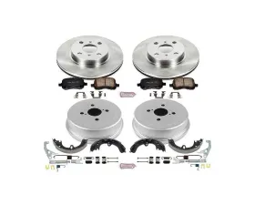 Power Stop Autospecialty Brake Kit Front & Rear Toyota Corolla 2000-2002