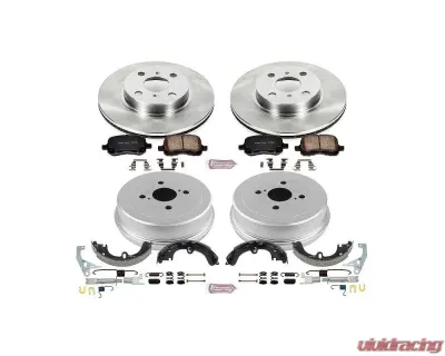 Power Stop Autospecialty Brake Kit Front & Rear Toyota Corolla 2000-2002 - KOE15197DK