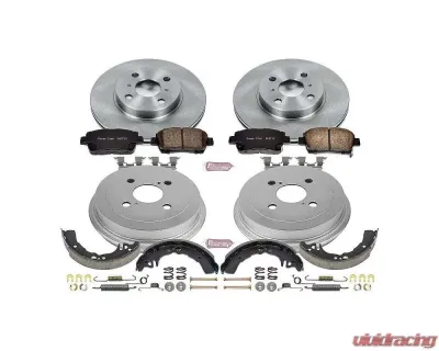 Power Stop Autospecialty Brake Kit Front & Rear Toyota Echo 2001-2005 - KOE15204DK