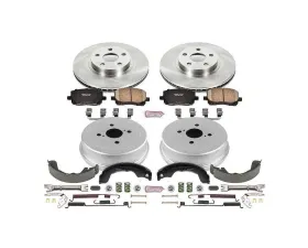 Power Stop Autospecialty Brake Kit Front & Rear Pontiac Vibe 2003-2008