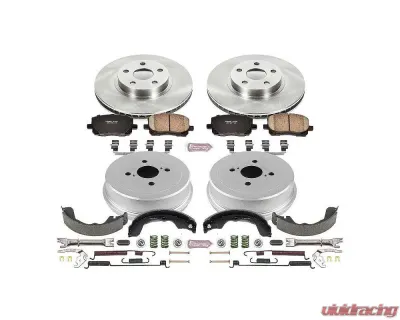 Power Stop Autospecialty Brake Kit Front & Rear Pontiac Vibe 2003-2008 - KOE15220DK